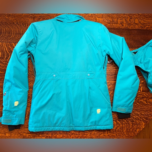 Orage Girl’s Winter Ski Coat EUC size XL Turquoise Blue - Picture 3 of 11
